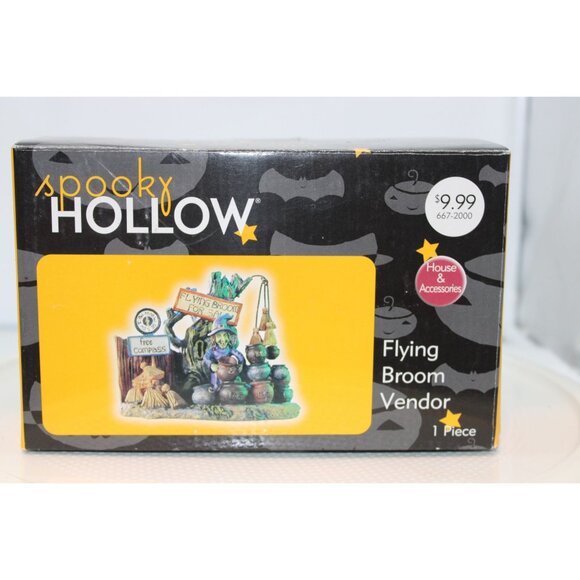 Jo-Ann Fabric Spooky Hollow - Flying Broom Vendor - Picture 1 of 5